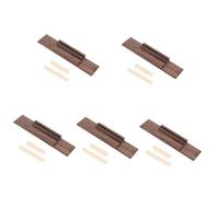 TOYANDONA 5sets Wood Ukulele Bridge Replacement Nut Saddle String Ukulele Parts Musical Instrument Accessories for Music