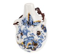 TOYANDONA 6-hole Ceramic Ocarina Alto Mini Instrument for Beginners, Household Wind Musical Instrument in Ac Tune with Decorative Butterfly Pattern for Children and Adults