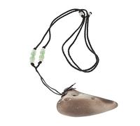 TOYANDONA 6 Hole Mini Ocarina Ceramic Introductory Instrument for Boys and Girls Beginner Portable Random Beads Design