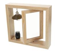 TOYANDONA 6 Inch Black Memorial Picture Frame with Ashes Urn, Suitable for Desktop Use in Home or Office to Preserve Precious Memories