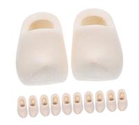 TOYANDONA 6 Pairs Miniature Dutch Clogs Unfinished Wooden Doll Shoes for DIY Crafts Dollhouse Decorations and Miniature Scene Accessories
