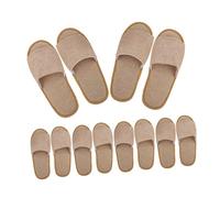 TOYANDONA 6 Pairs Non Slip Disposable Spa Slippers for Travel Hotel Guest Use Thickened Cloth Home Guest Shoes Lightweight Portable Comfort for Bathing and Aviation Trips