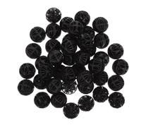 TOYANDONA 60pcs Aquarium Filter Media Bio Balls for Fish Tank Pool Efficient Biological Filtration Spheres with Maximum Surface Area for Water Purification and Reusable Filtration