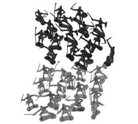 TOYANDONA 60Pcs Army Men Action Figures Set with Medieval and Roman Soldier Models Plastic Miniature Figurines for Historical Role Playing and Educational Play