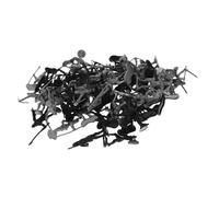 TOYANDONA 60Pcs Medieval Soldiers Set Mini Plastic Army Action Figures Includes Roman Knights Educational Historical Models DIY Castle Building Kit for Birthday Party