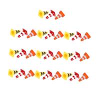 TOYANDONA 60pcs Mini Traffic Cones Realistic Road Safety Barricades in Red Yellow Orange Educational Model Traffic Cones for Pretend Play Cognitive Learning Teamwork Spatial Awareness