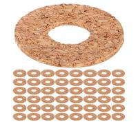 TOYANDONA 60pcs Non-slip Cork Guitar Pick Grips, Ultra Thin Self-adhesive Pick Enhancers for Acoustic Guitars, Anti-slip Control Stickers for Live Performance and Practice