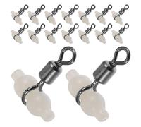 TOYANDONA 60pcs Rolling Connector Fishing Swivel Luminous Fishing Swivel Glow in The Dark Saltwater Gear Connectors Saltwater