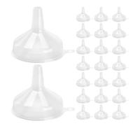 TOYANDONA 60pcs Small Plastic Funnels Set for Kitchen, Lab, and Spice Bottles Dosing, Oil Filler, and Powder Funnels for Precise Liquid and Dry Ingredient Transfer
