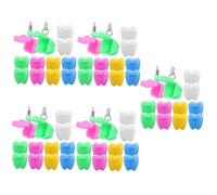TOYANDONA 60pcs Teeth Case Box Newborn Teeth Keepsake Box Storage Keepsake Case for Boys and Girls Storage Units and Lost Style