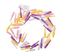 TOYANDONA 64pcs Tapered Cribbage Pegs Scorekeeping Board Game Pins Multi-color Plastic Replacement Crib Pins for Traditional 1/8 Inch Hole Cribbage Boards