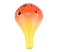 TOYANDONA 6holes Handmade Ceramic Ocarina Bottle Style Musical Instrument for Beginners for Learning and Playing Traditional Melodies