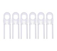 TOYANDONA 6packs U Shaped Sliding Safety Locks Childproof Cabinet Latch for Kitchen Knobs Handles for Boy Girl Safety Locks