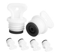 TOYANDONA 6pcs 21Mm Rubber Hot Water Bottle Caps Stopper Plugs with Washer Sealing Small Water Sack Lid Accessories for Portable in Use