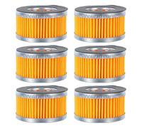 TOYANDONA 6pcs Air Compressor Filter Elements Replacement High Capacity Paper Intake Filters for Household and Industrial Compressors Piston Type Sound Muffler Accessories