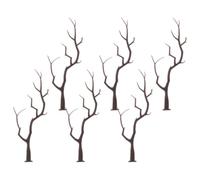 TOYANDONA 6pcs Artificial Christmas Antler Headwear Black Plastic Resin