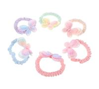 TOYANDONA 6pcs Boy Girl Bow Headband Elastic Glittering Cute Hair Accessories for Toddlers Scrunchie for Daily Use Girls Hair Ties