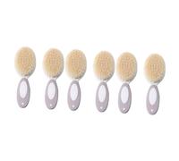 TOYANDONA 6pcs Boy Girl Care Hair Brush Natural Wool Shampoo Brush for Newborns Gentle Hair Cleaning
