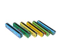 TOYANDONA 6pcs Cartoon Harmonicas Musical Instruments for Boy Girl Beginners and Students Portable and Lightweight Music Toys Butterfly Lion Ladybug Fish Snail Car