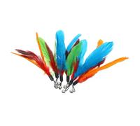 TOYANDONA 6Pcs Cat Wand Replacement Plume Refills Durable for Cats Includes and Plumes Compatible with Various Cat Wands Promotes Healthy Playtime