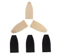 TOYANDONA 6pcs Cello Bow Tips Plastic Lightweight Stable Violin Accessories Violin Bow Fittings Stringed Instruments Parts in Black and White