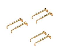 TOYANDONA 6pcs Chin Rest Screws Clamp for Violin Brass Fitting Kit Chin Rest Screw for Violin and Musical Instrument Accessories Diy Parts