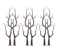 TOYANDONA 6pcs Christmas Reindeer Antler Headwear Black Plastic