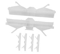 TOYANDONA 6pcs Clear Small Hive Beetle Traps for Beekeeping with Dual Compartments Reusable Baitable Beetle Catcher Accessories for Hive Protection