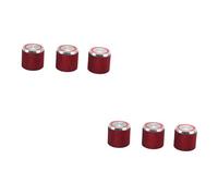 TOYANDONA 6pcs Control Knobs for Electric Guitar Metal Tone Volume Knobs Easy to Install Durable Design for Guitar Parts Replacement for Broken Dirty