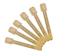 TOYANDONA 6pcs Copper Tremolo Bridge Screws for Electric Guitar Precision Mounting Parts for Enhanced Performance and Stability Compatible with Various Models Lightweight and Stylish Guitar