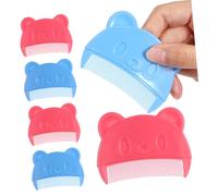 TOYANDONA 6pcs Cute Bear Shaped Combs Fine Tooth Combs for Newborn Boy Girl Boy Girl Grooming Kit Hair Care Scalp Massager