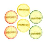 TOYANDONA 6pcs Cute Realistic Lemon Fruit Hair Clip for Women, Acrylic Material, Versatile and Suitable for Occasions Including Weddings and Proms