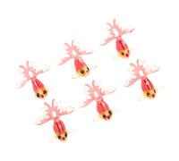 TOYANDONA 6pcs Cute Resin Goldfish Charms for Jewelry Making Small Fish Pendants for DIY Earrings Necklaces and Bracelets Lightweight and Versatile Crafting Supplies