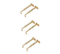TOYANDONA 6pcs Diy Violin Accessory Chin Rest Screw Clamp Musical Instrument Fitting Kit Violin Rest Screws Brass Material Easy Install