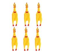 TOYANDONA 6Pcs dogman toys for kids childrens s kidcraft playset for kids pet Squeeze Chicken prank Shrieking Chicken squeaky vocalize dog
