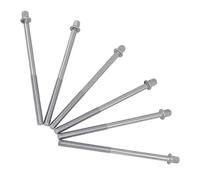 TOYANDONA 6pcs Drum Tension Rod Replacement Screws Electroplated Iron Percussion Accessory for Drum Kit Compatible with Various Styles Design for Enhanced Performance