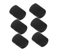 TOYANDONA 6Pcs Ebony Guitar Tuner Peg Buttons Square Handle High-precision Tuning Knobs Replacement for Electric and Acoustic Guitars Musical Instrument Accessories