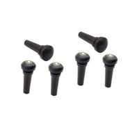 TOYANDONA 6pcs Ebony Violin Tailpiece Violin Tuning Pegs End Pins Pegs Spare Parts