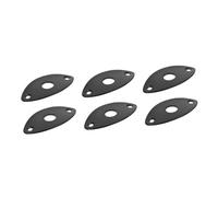 TOYANDONA 6pcs Electric Guitar Jack Cover Material Cat-eye Shape Outer Pad for Live Performances and Studio Recordings Protects Guitar Output Jack