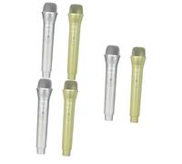 TOYANDONA 6pcs Fake Microphone Toy Boys and Girls Microphone for Boys Girls Speech Practice Toy