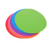 TOYANDONA 6pcs Flat Disc Soccer Training Markers Weather-resistant Spot Markers for Agility Speed Practice with High Visibility Colors for Football Skill Development