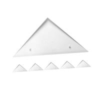 TOYANDONA 6pcs Foosball Table Triangle Corner Parts Plastic Side Edge Protectors for Table Football Replacement Easy Install for Home Office Event Use