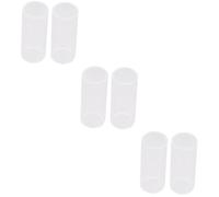 TOYANDONA 6pcs Glass Slide Guitar Accessory Glass Bottleneck Slide Standard Guitar Slider for Players
