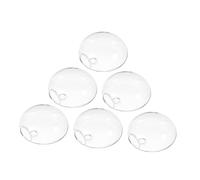 TOYANDONA 6pcs Glass Wall Planter Hydroponic Hanging Terrariums for Indoor Succulents Home Office Wedding Decoration Transparent Vases