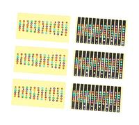 TOYANDONA 6pcs Guitar Fretboard Stickers Fretboard Decals for Guitar Fingerboard Beginner Rock Stickers Learn