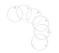 TOYANDONA 6pcs Guitar Strings Replaceable for Acoustic Folk Guitar Plated Strings for Accessories and Parts