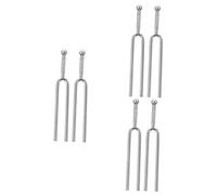 TOYANDONA 6pcs Guitar Tuning Forks Music Tune Forks Practical Tone Tuners Material Use