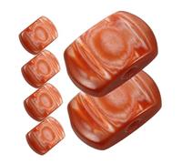 TOYANDONA 6pcs Guitar Tuning Pegs Knobs Red Resin Buttons Guitar Machine Head Tuner Handle for Acoustic Electric Keys Accessories