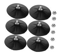 TOYANDONA 6pcs Heavy Duty Thickened Stand Suction Base Replacement Cups for Boxing Bag Equipment Maximum Stability Threaded Sucker Suction Cups for Desktop Sandbag Use