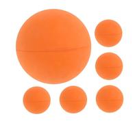 TOYANDONA 6pcs High Bounce Squash Balls for Training Hollow Lightweight Rubber Racketball Practice Balls for Reaction and Exercise for Beginners and Indoor Outdoor Use